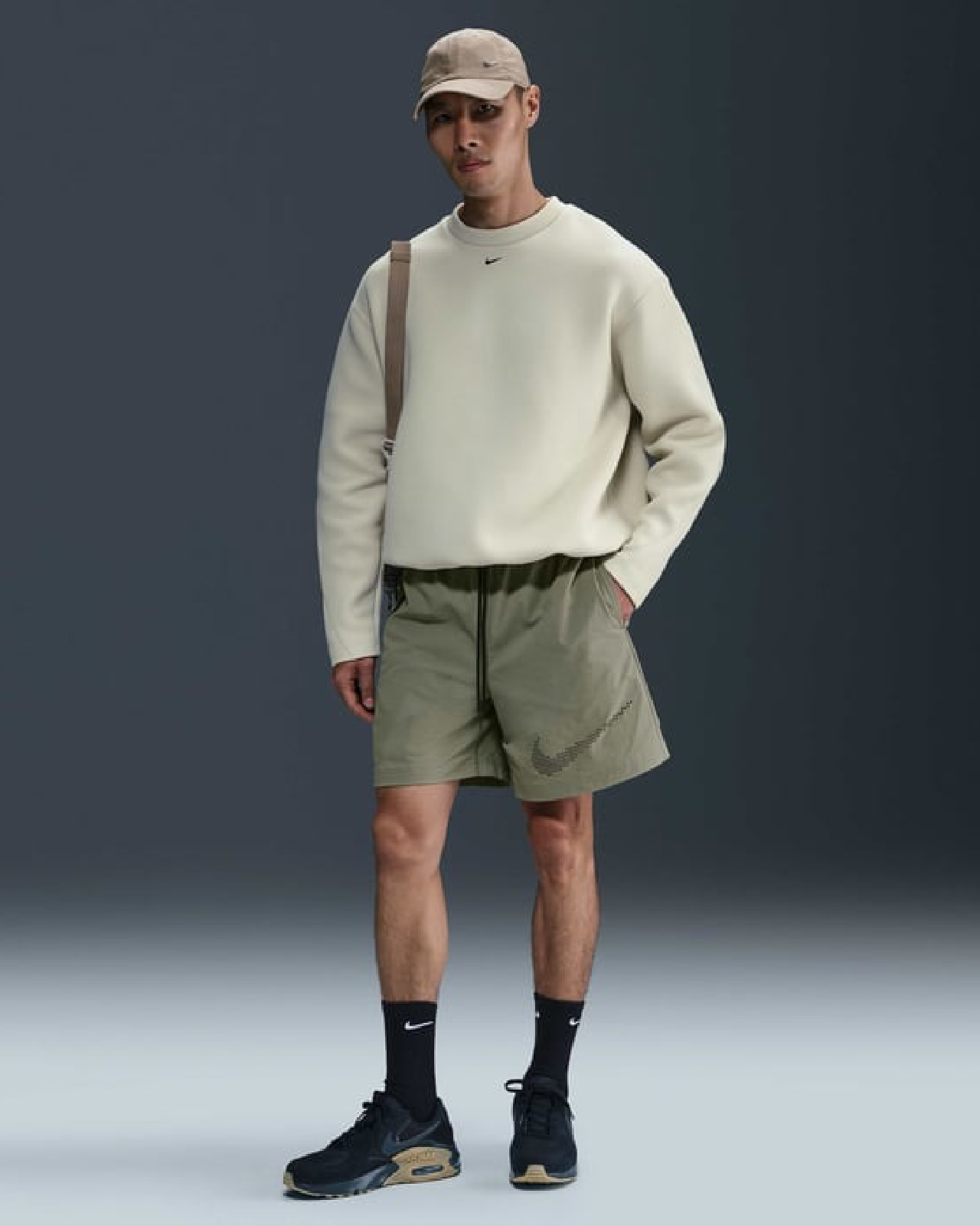 Image of Мъжки Къс панталон NIKE M NK TECH GX WOVEN SHORT, Балистик, сив цвят